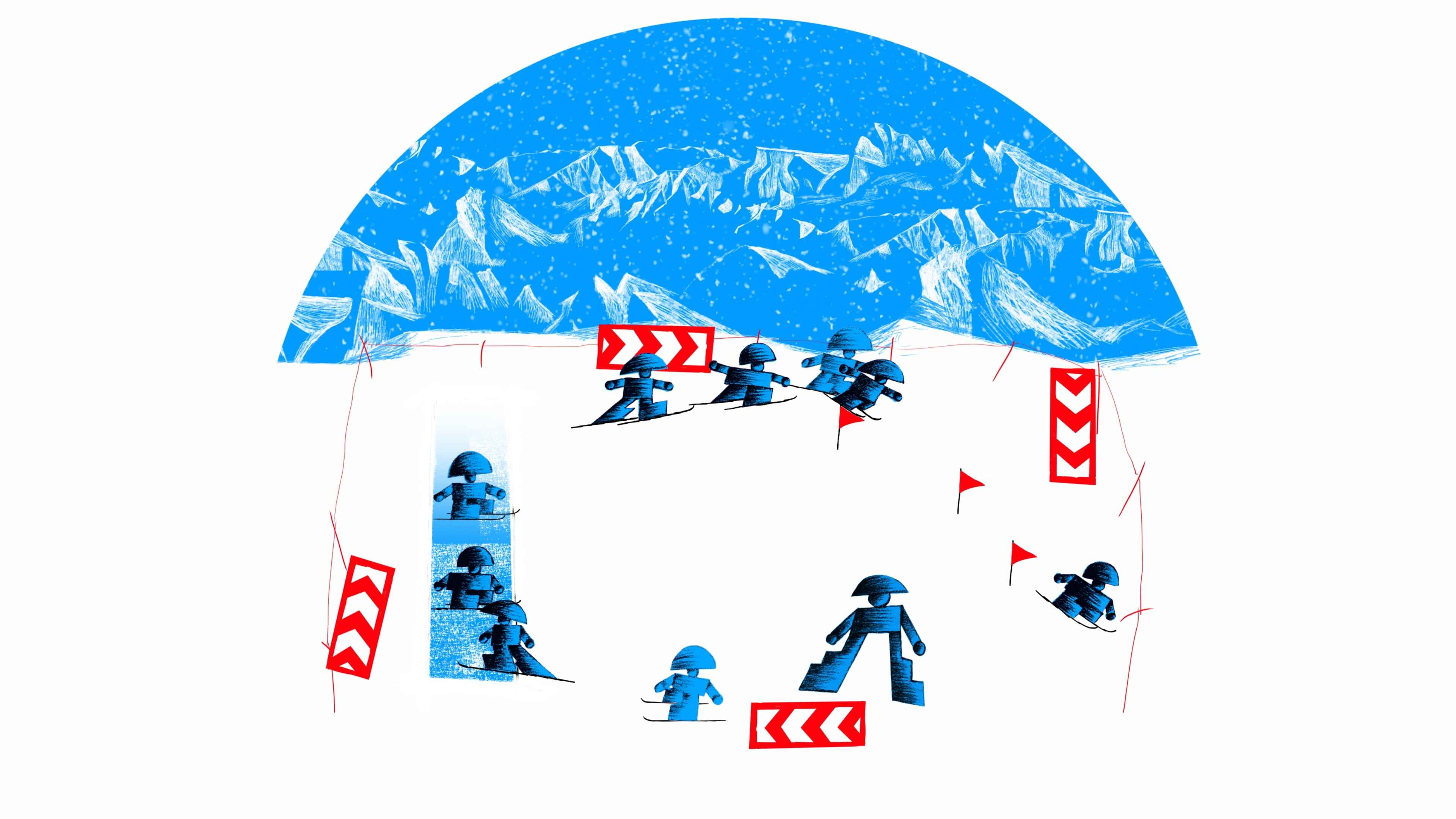 Свободно спускане в до мажор